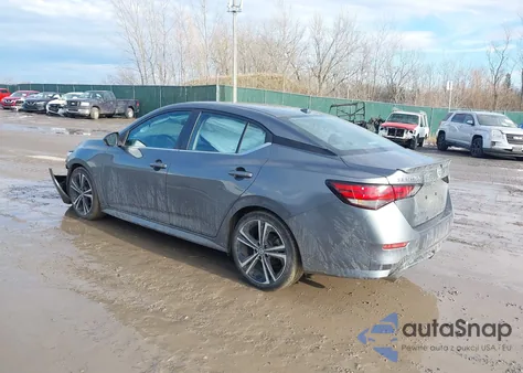 2021 Nissan Sentra Sr Xtronic Cvt из США, поврежденный, VIN 3N1AB8DV7MY225758